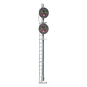 dual 3-light circular signal (HO scale)
