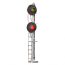 dual searchlight signal (HO scale)
